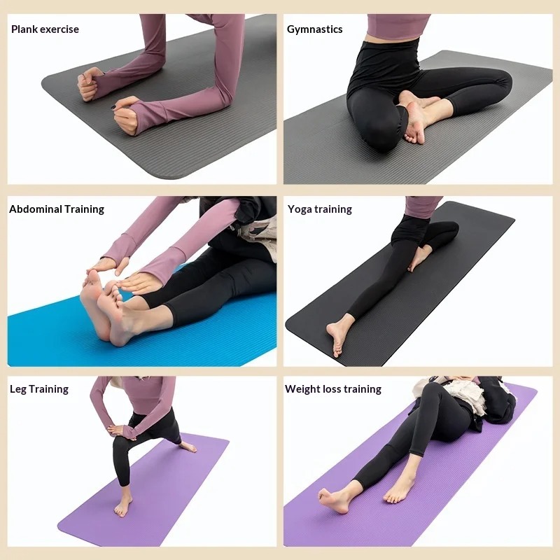 Extra Thick Non Slip Yoga Mat  - Pilates Yoga Mat 评论和价格