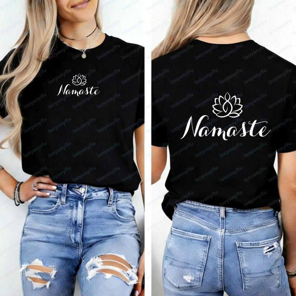 Namaste T Shirt Trending Yoga  - Yoga Pilates Girl 评论和价格