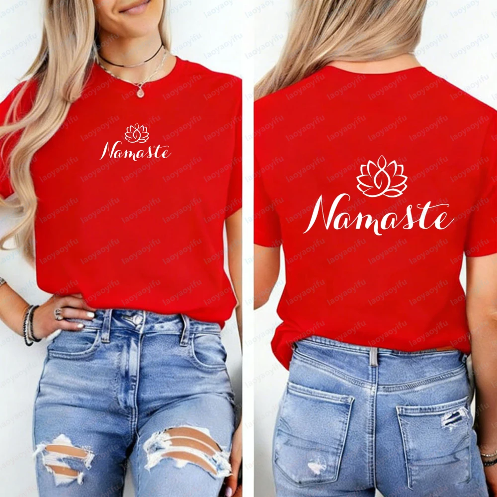 Namaste T Shirt Trending Yoga  - Yoga Pilates Girl 评论和价格
