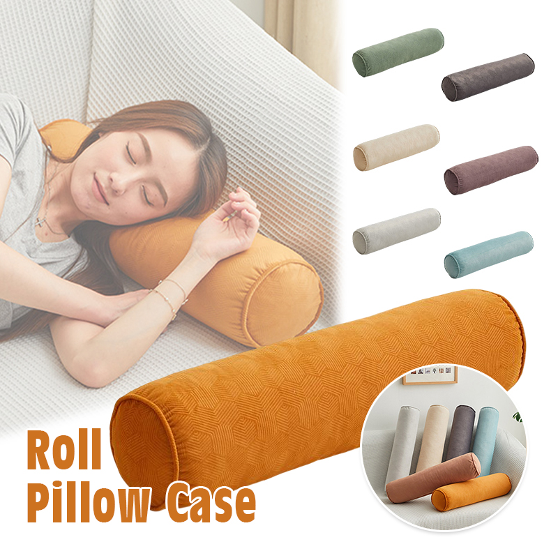 Round Bed Pillows Roll Cover H - Bolster Cushion Round 评论和价格