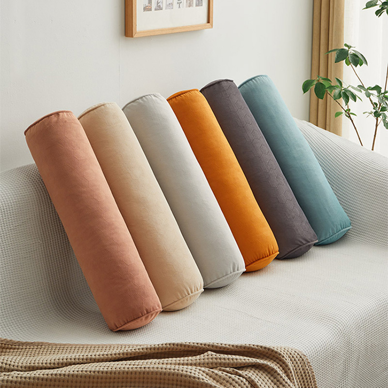 Round Bed Pillows Roll Cover H - Bolster Cushion Round 评论和价格