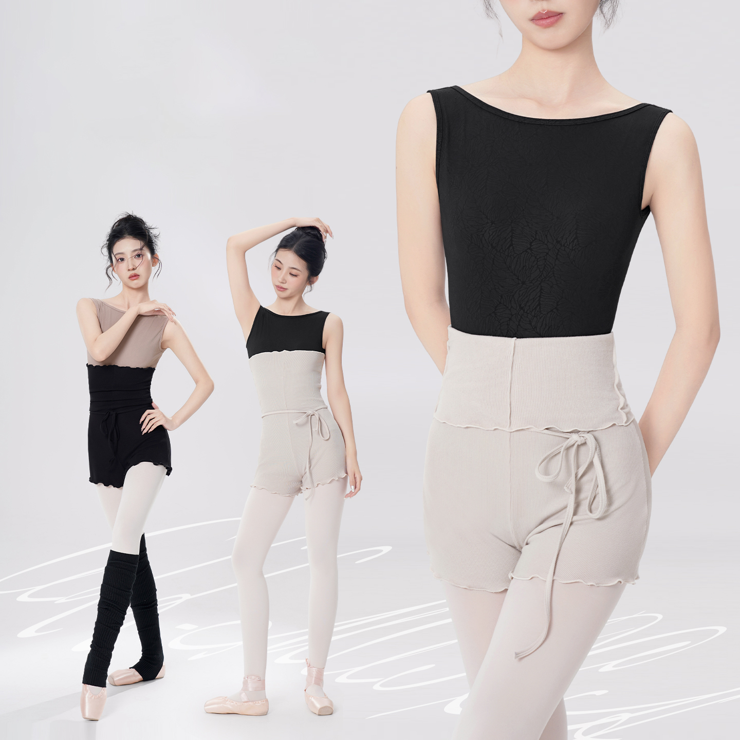 Women Girl Ballet shorts Knitt - Yoga Pilates Girl 评论和价格