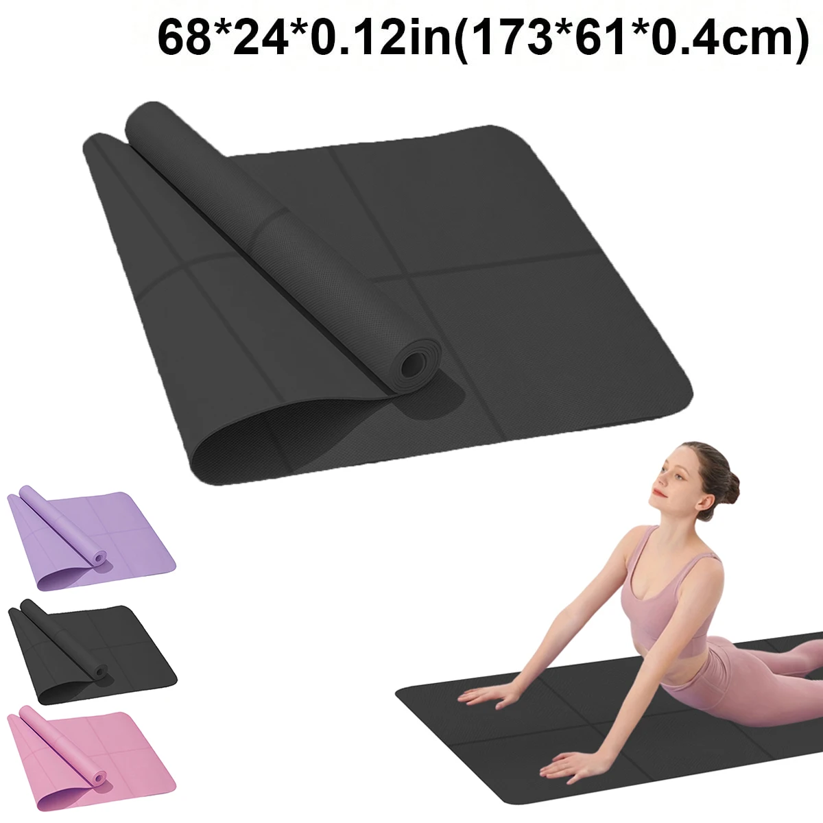 Yoga mat sports fitness EVA co - Pilates Yoga Mat Thickness 评论和价格