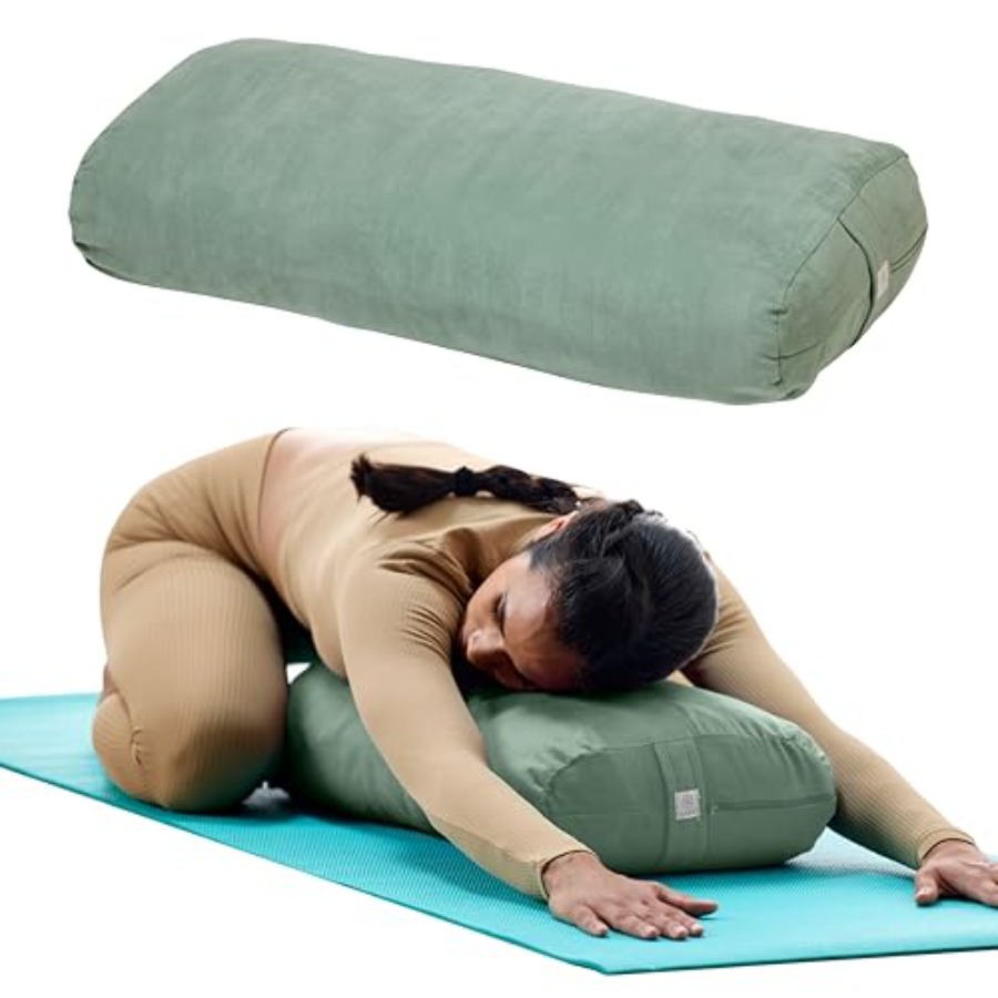Round Yoga Bolster Pillow Soft - Bolster Cushion Round 评论和价格