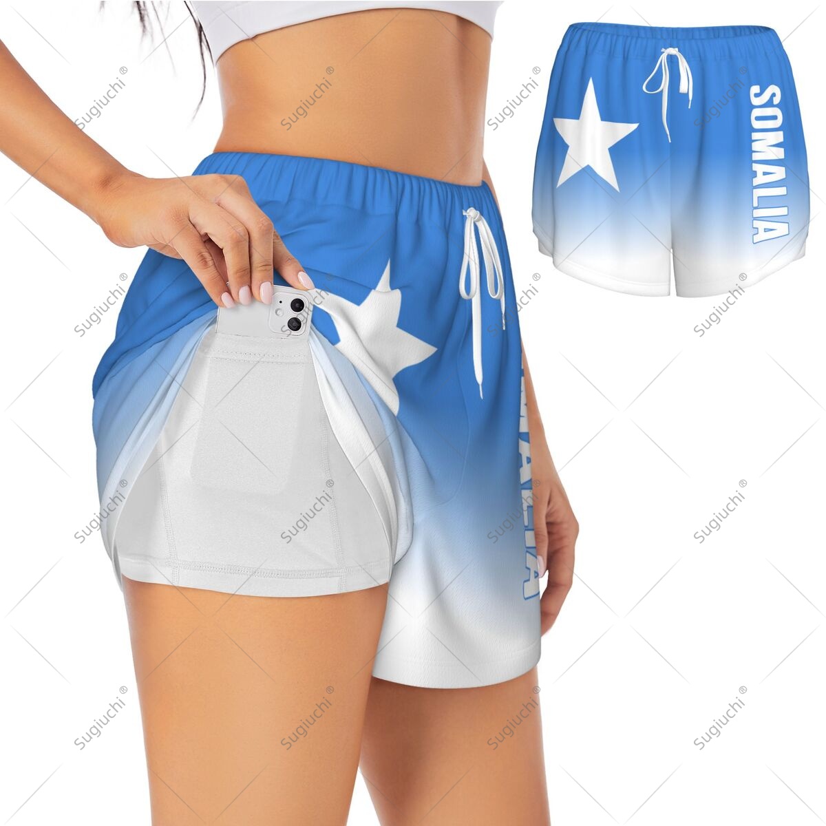 Women Girl Sports Shorts Somal - Yoga Pilates Girl 评论和价格