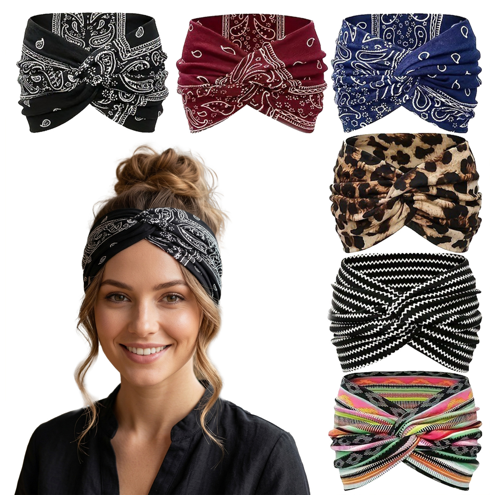 Cross Yoga Headbands for Women - Yoga Pilates Girl 评论和价格