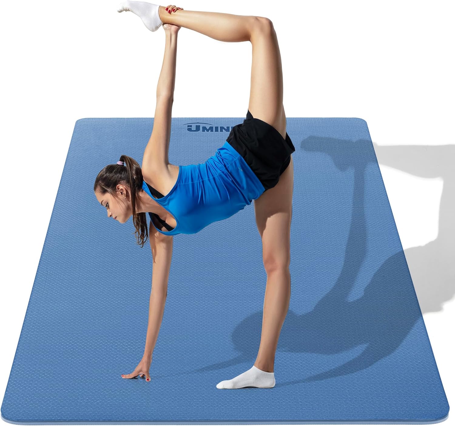 Large Yoga Mat 1/4 & 2/5 Inch  - Pilates Yoga Mat 评论和价格
