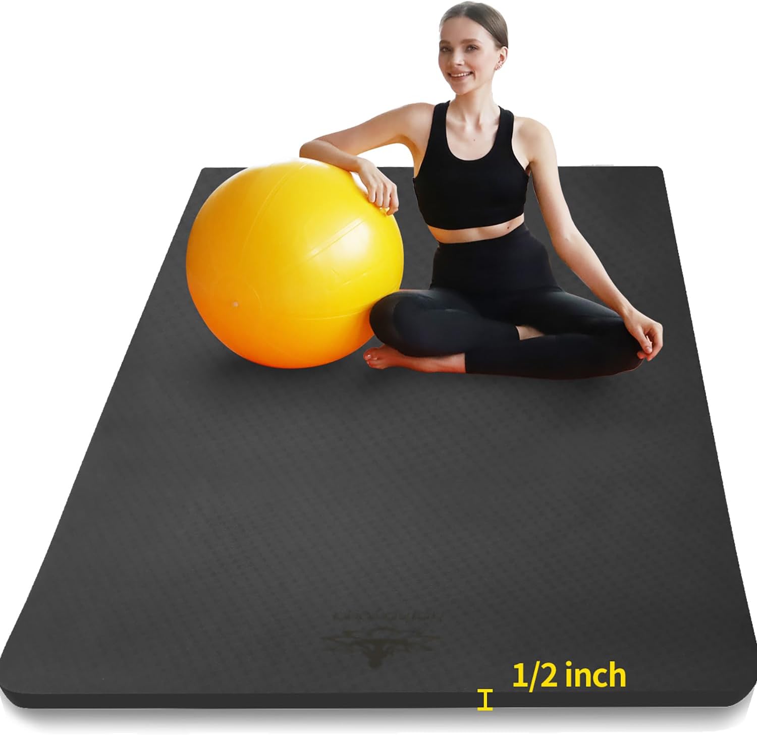 Extra Thick TPE Yoga Mat 6'x4' - Pilates Yoga Mat 评论和价格
