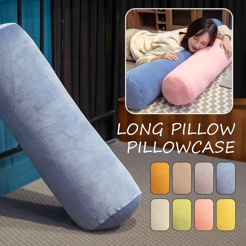 Cylindrical Pillow Case Soft L - Bolster Cushion Round 评论和价格