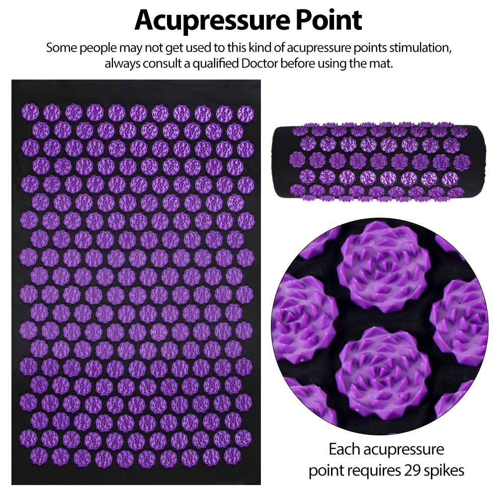 Acupressure Yoga Mat Kuznetsov - Pilates Yoga Mat 评论和价格