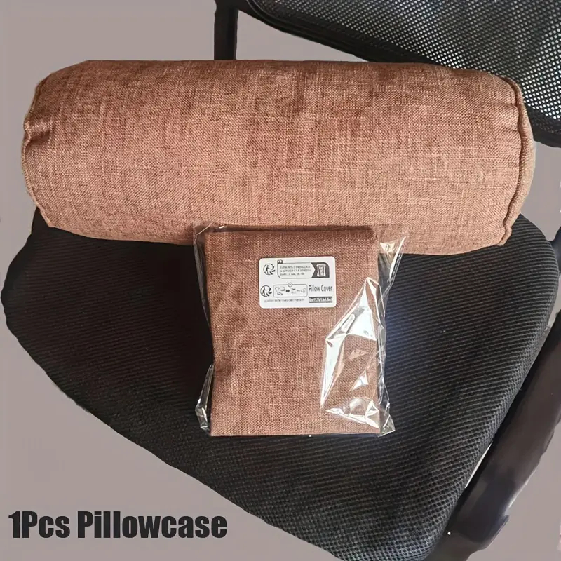 1pc Linen Body Pillow Cover, L - Bolster Cushion Round 评论和价格