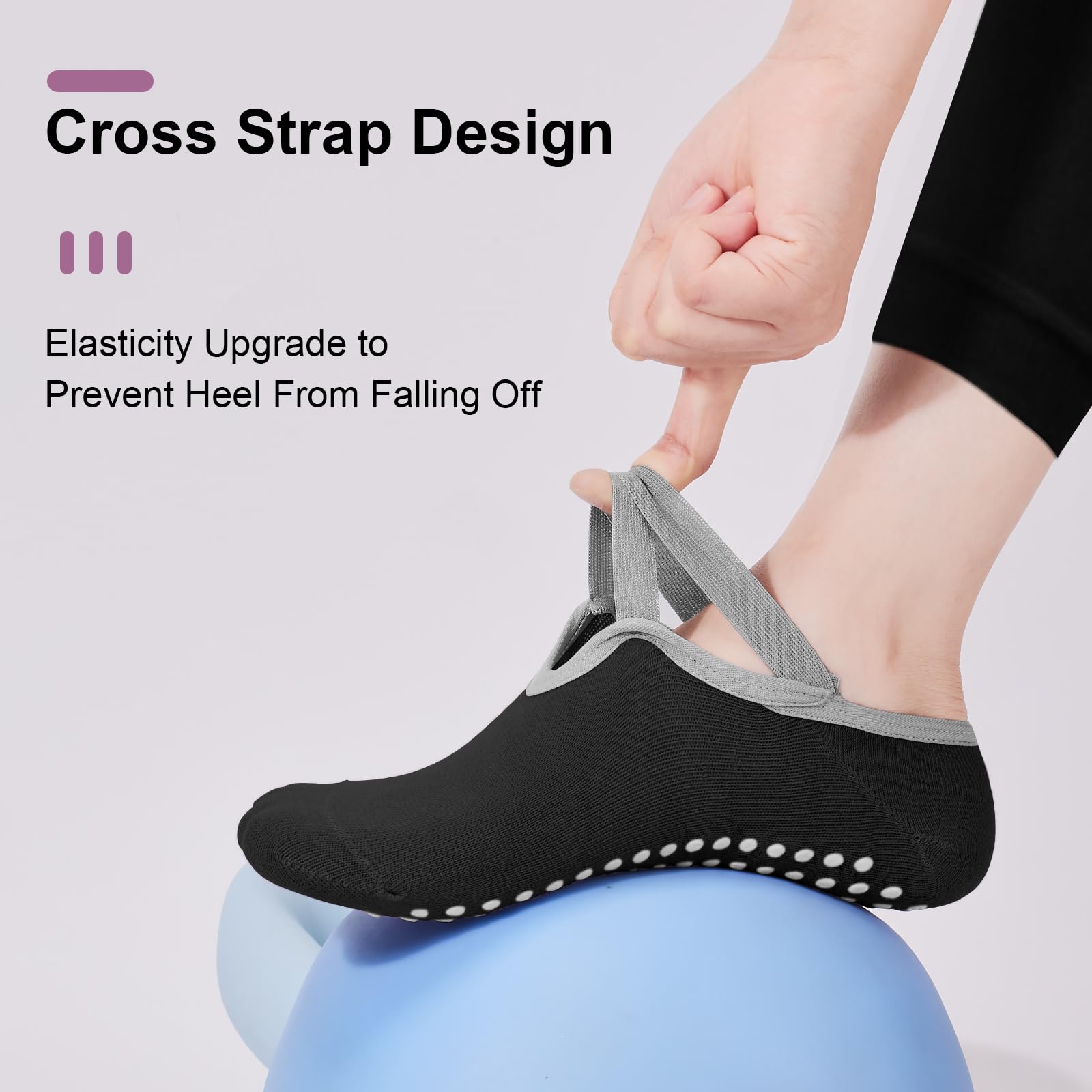 4-pack women's Pilates socks,  - Pilates Yoga Mat 评论和价格