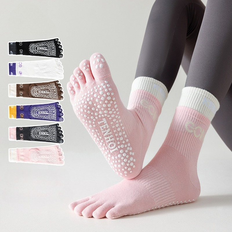 5 Toe Socks for Women Girls No - Yoga Pilates Girl 评论和价格
