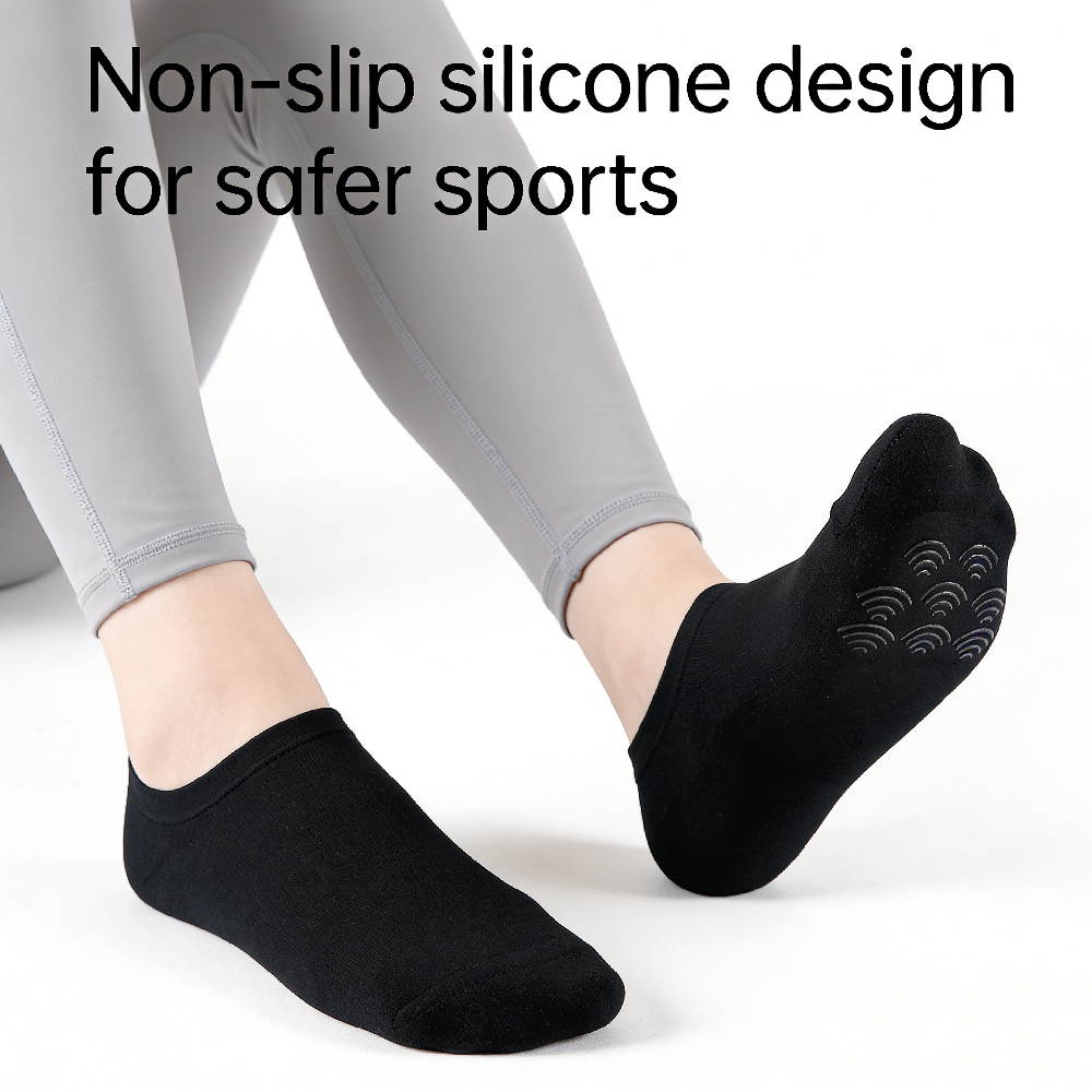 1Pair Women Non Slip Grip Sock - Pilates Yoga Footwear 评论和价格