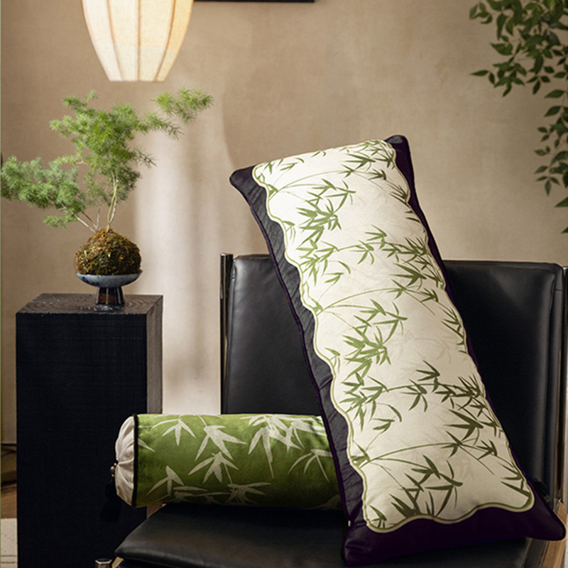 Chinese Decorative Bolster Pil - Bolster Cushion Round 评论和价格