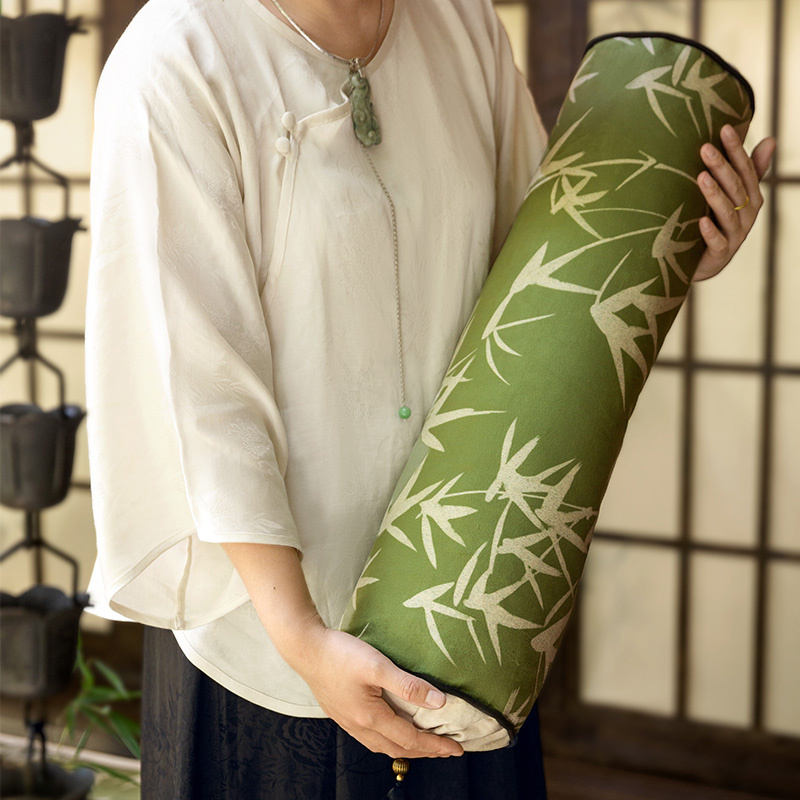 Chinese Decorative Bolster Pil - Bolster Cushion Round 评论和价格