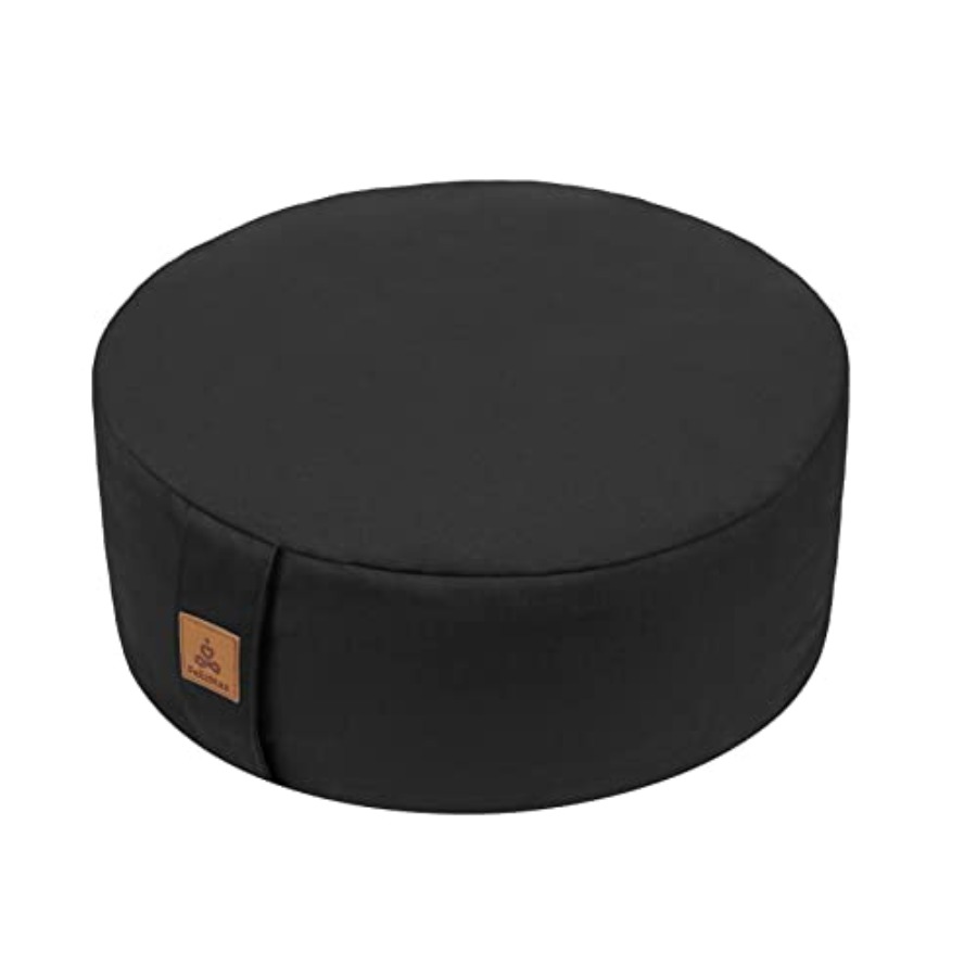 Zafu Buckwheat Meditation Cush - Bolster Cushion Round 评论和价格