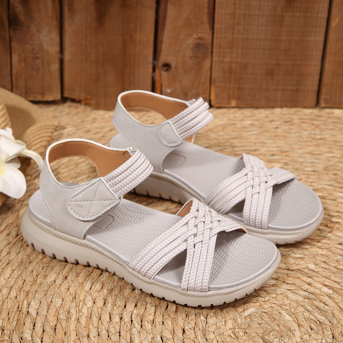 Women Sport Sandals Velcro Clo - Pilates Yoga Gym 评论和价格