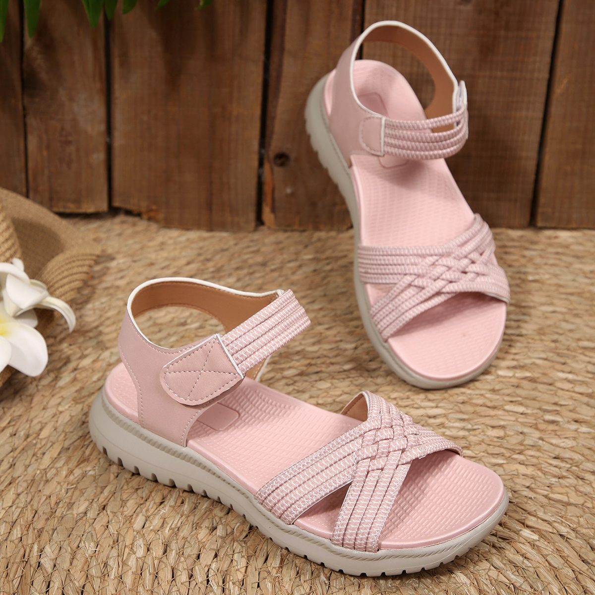 Women Sport Sandals Velcro Clo - Pilates Yoga Gym 评论和价格