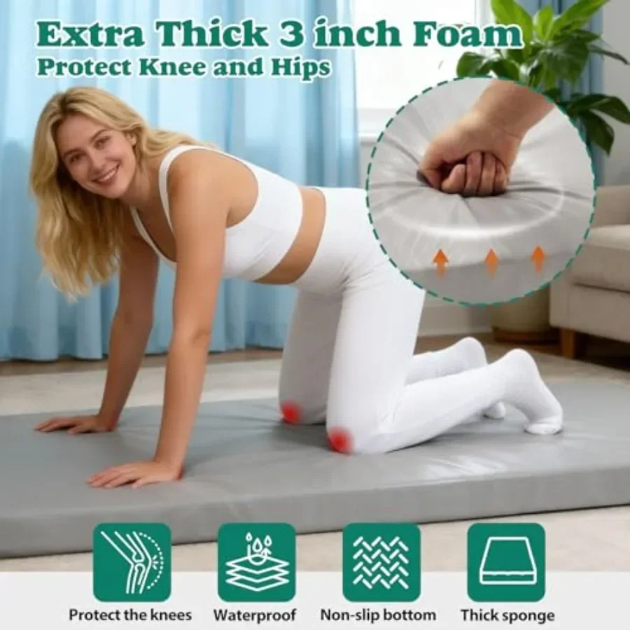 3 Inch Thick Yoga Mat 72 * 32  - Pilates Yoga Mat Thickness 评论和价格