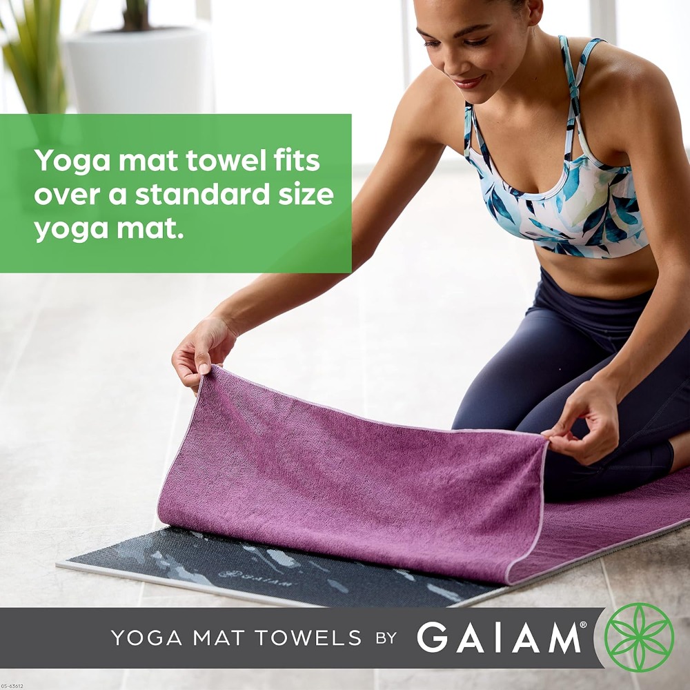Microfiber Mat-Sized Yoga Towe - Pilates Yoga Gym 评论和价格