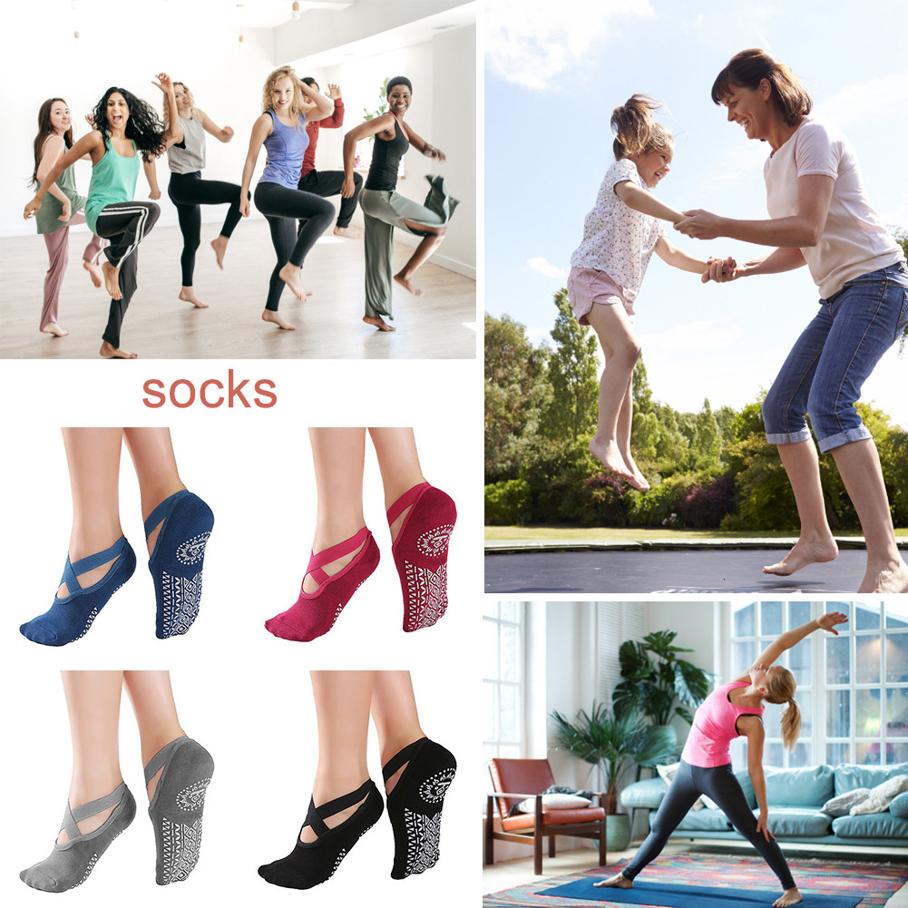Women Yoga Socks Silicone Pila - Yoga Pilates Girl 评论和价格