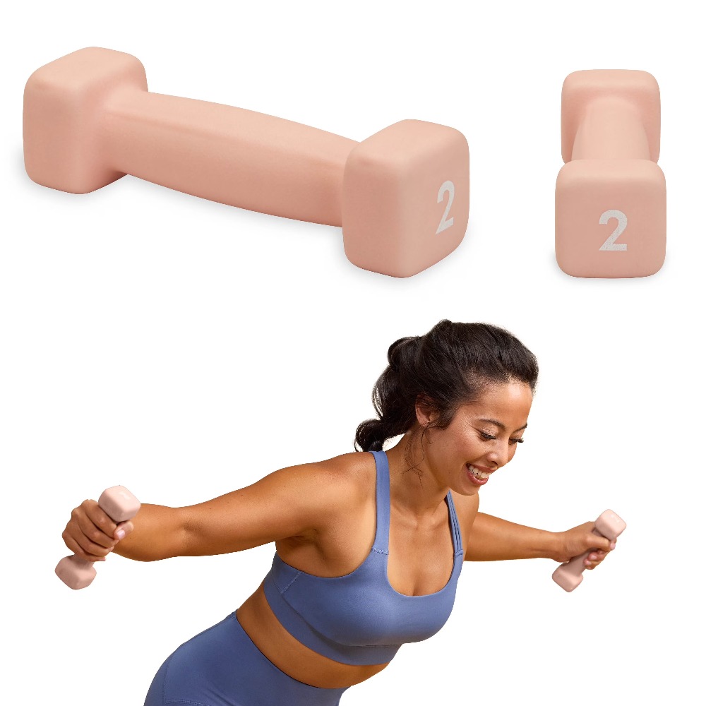Neoprene Coated 2 Pound Dumbbe - Pilates & Yoga Wohlfühlen Forchheim 评论和价格