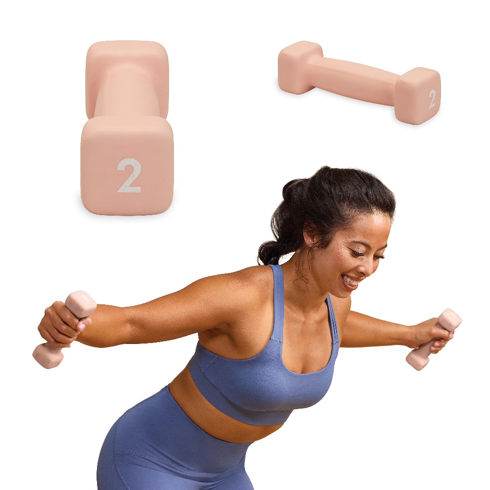 Neoprene Coated 2 Pound Dumbbe - Pilates & Yoga Wohlfühlen Forchheim 评论和价格
