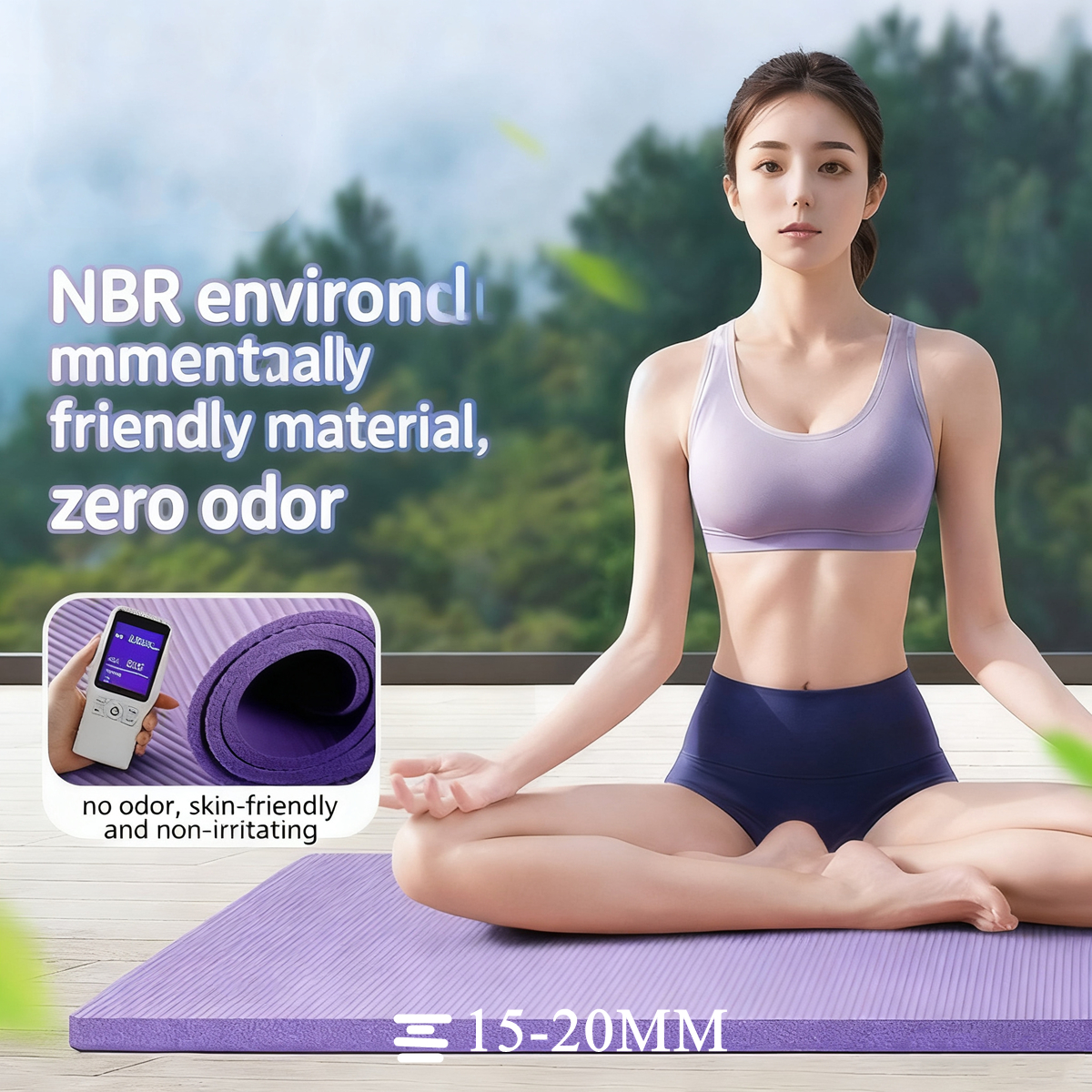 15MM-20MM Thick Yoga Mats Anti - Pilates Yoga Mat Thickness 评论和价格