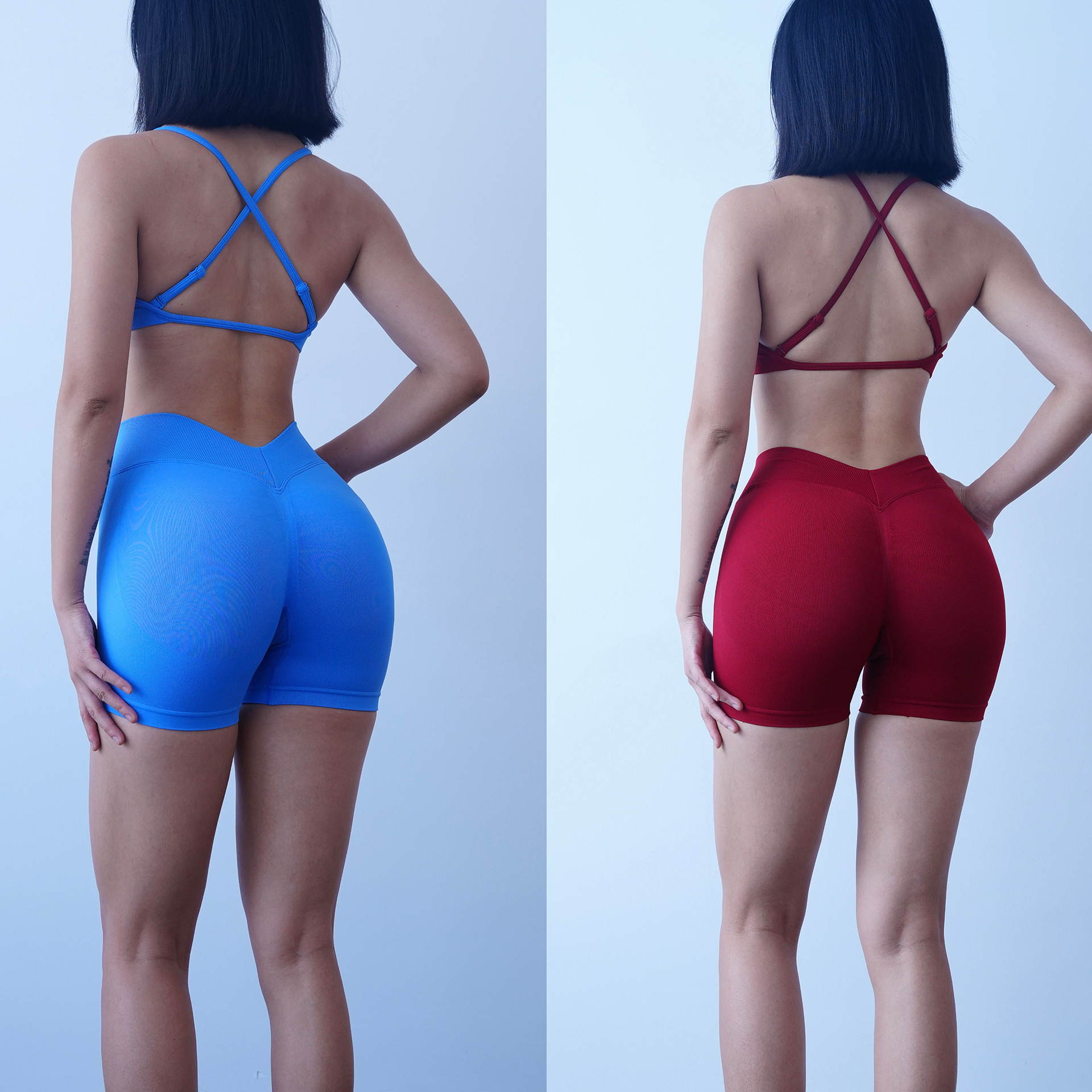 2PCS DLOGO Women Seamless Quic - Pilates Yoga Gym 评论和价格