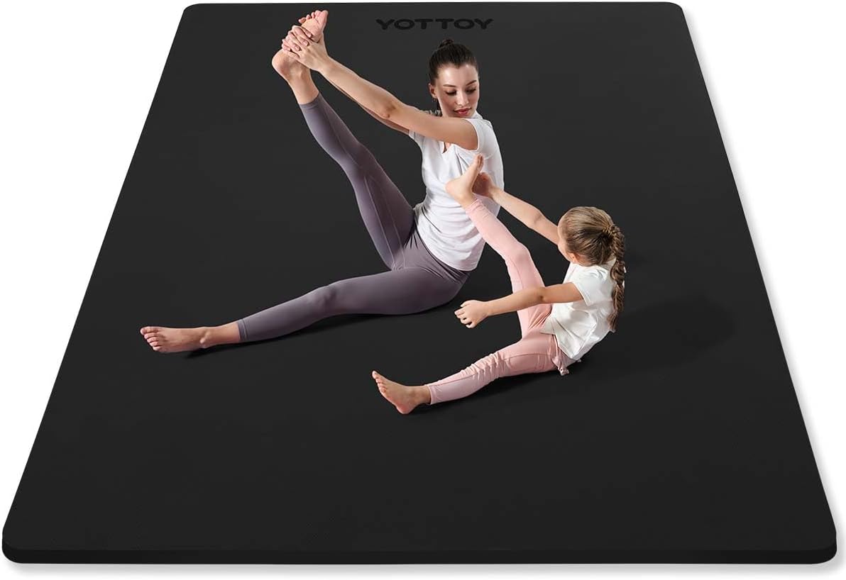 Large Yoga Mat 75x52x1/2in, Ex - Pilates Yoga Mat 评论和价格
