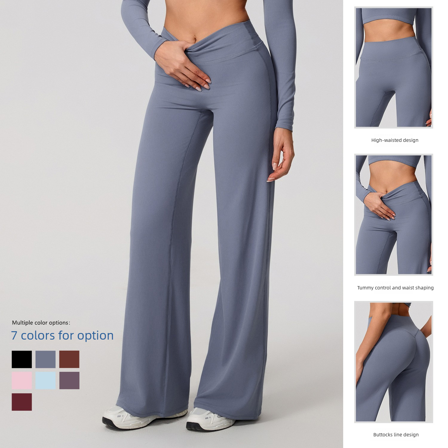 Lezyan Loose Soft Yoga Wide Le - Pilates Yoga Gym 评论和价格
