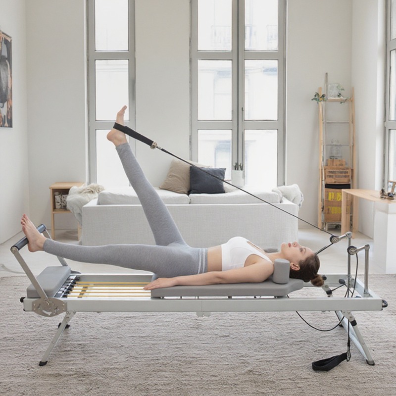 Large Folding Pilates Reformer - Pilates Yoga Weight Loss 评论和价格