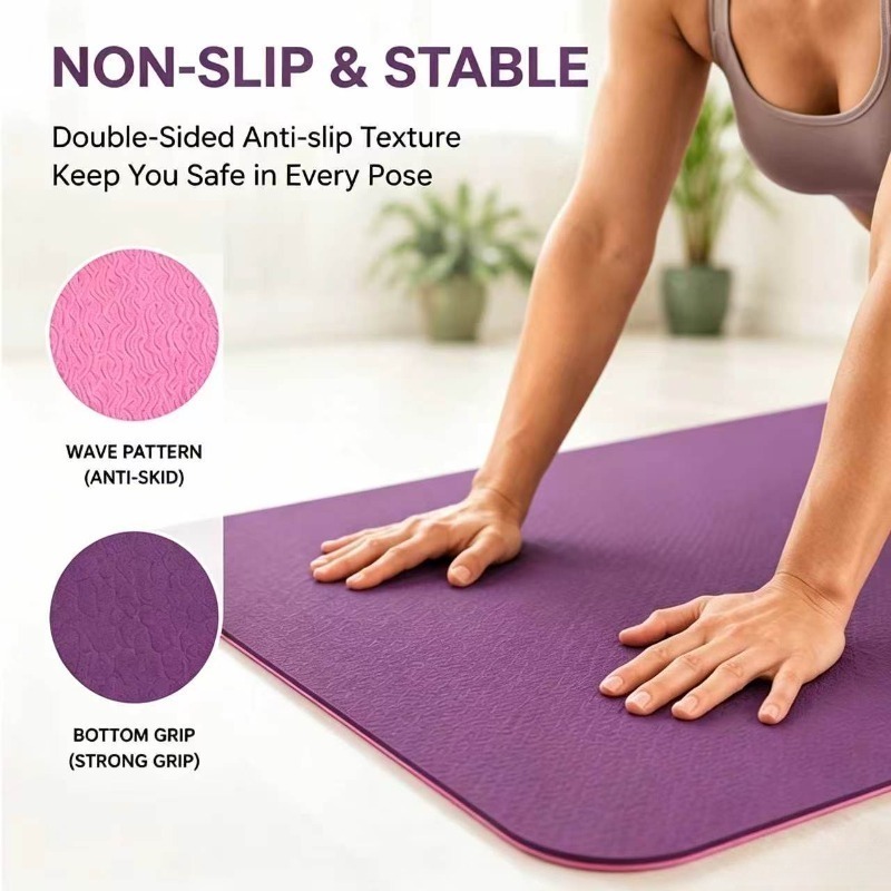 Yoga Mats Anti-slip Sport Fitn - Pilates Yoga Mat 评论和价格