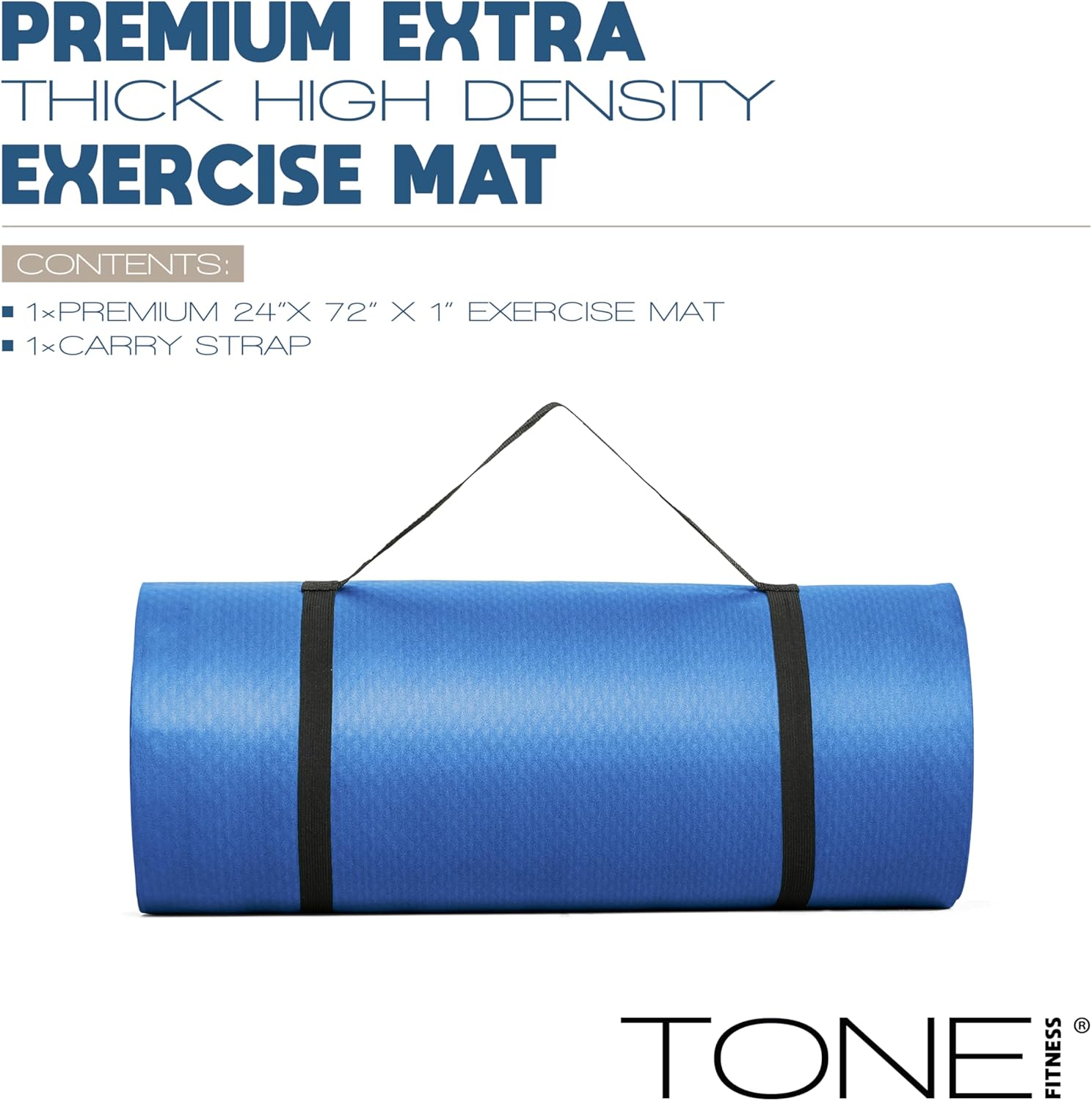 1-Inch Thick Yoga Mat, High-De - Pilates Yoga Mat 评论和价格